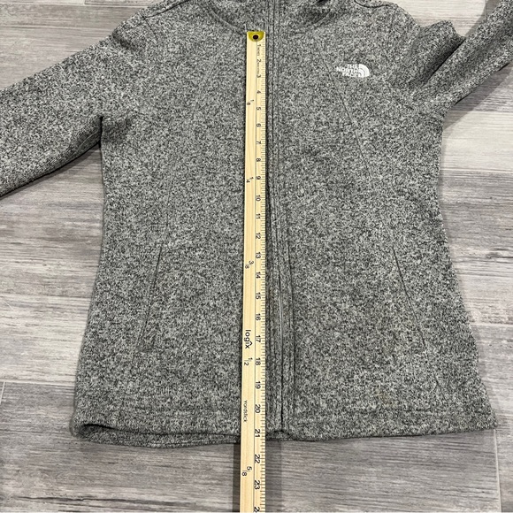 The North Face Fleece Full‎ Zip Hoodie Jacket (Women's Small) Gray - Picture 10 of 13